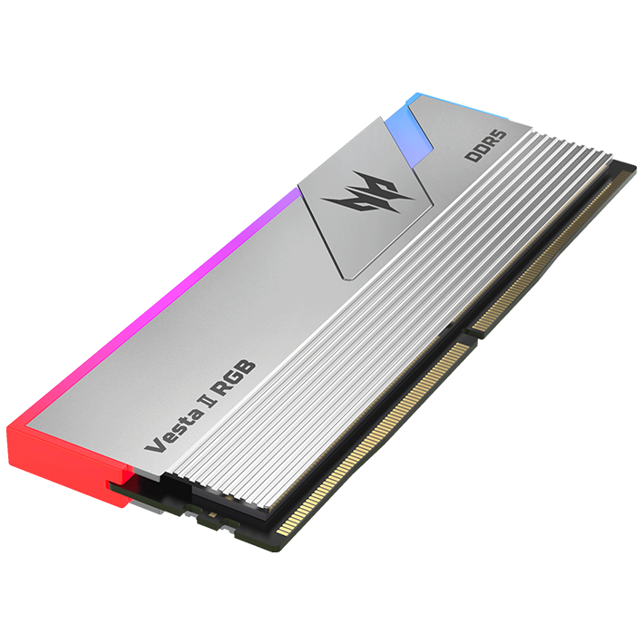 A large main feature product image of Predator Vesta II RGB 32GB Kit (2x16GB) DDR5-6000 C36 - Silver
