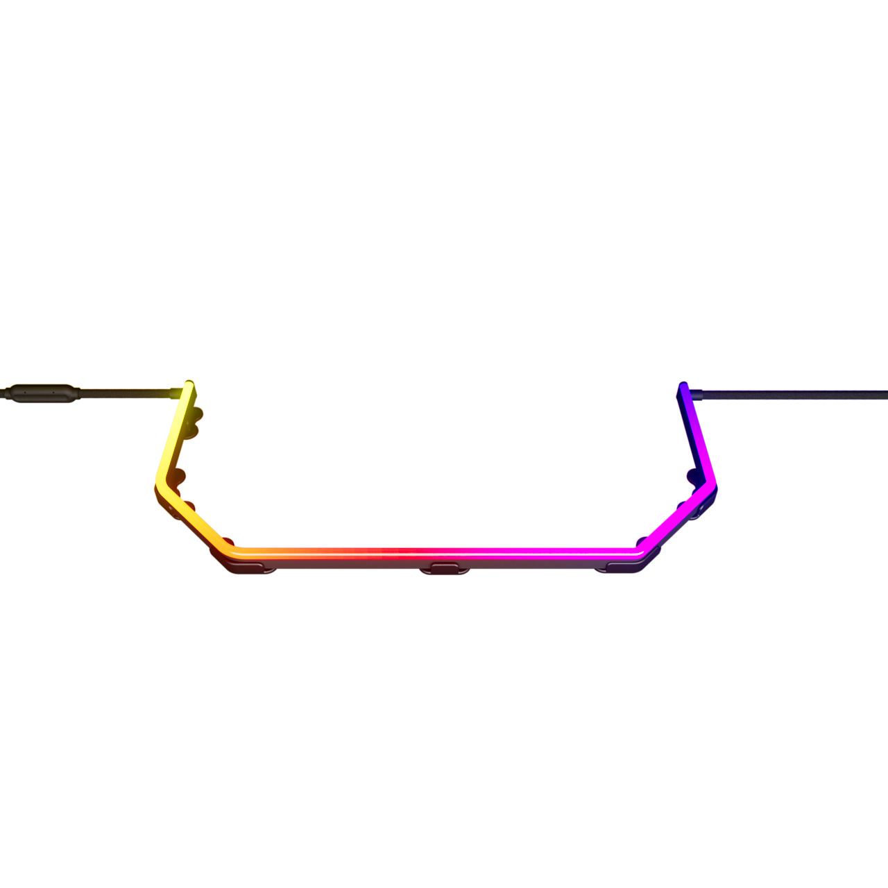 A large main feature product image of EX-DEMO HYTE Noodle LN70 Smooth Digital Light Strip (Black)