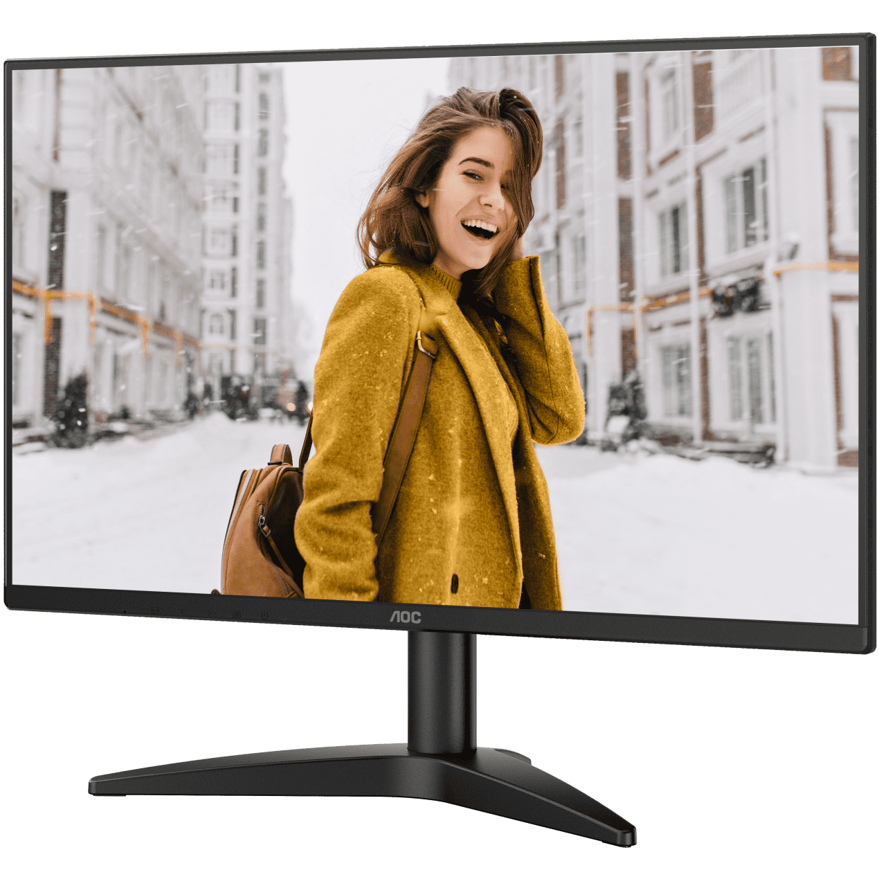 A large main feature product image of AOC Q27B36X - 24" 1440p 144Hz IPS Monitor