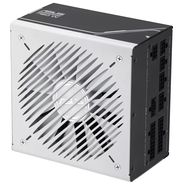 A large main feature product image of ASUS PRIME- 750W Gold ATX 3.1 Modular PSU