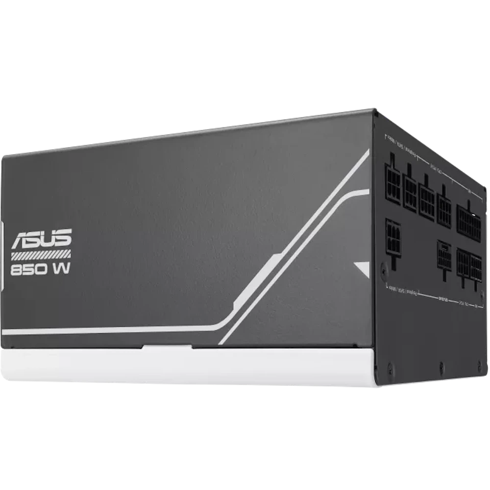 A large main feature product image of ASUS PRIME- 850W Gold ATX 3.1 Modular PSU