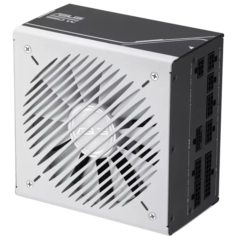A large main feature product image of ASUS PRIME- 850W Gold ATX 3.1 Modular PSU