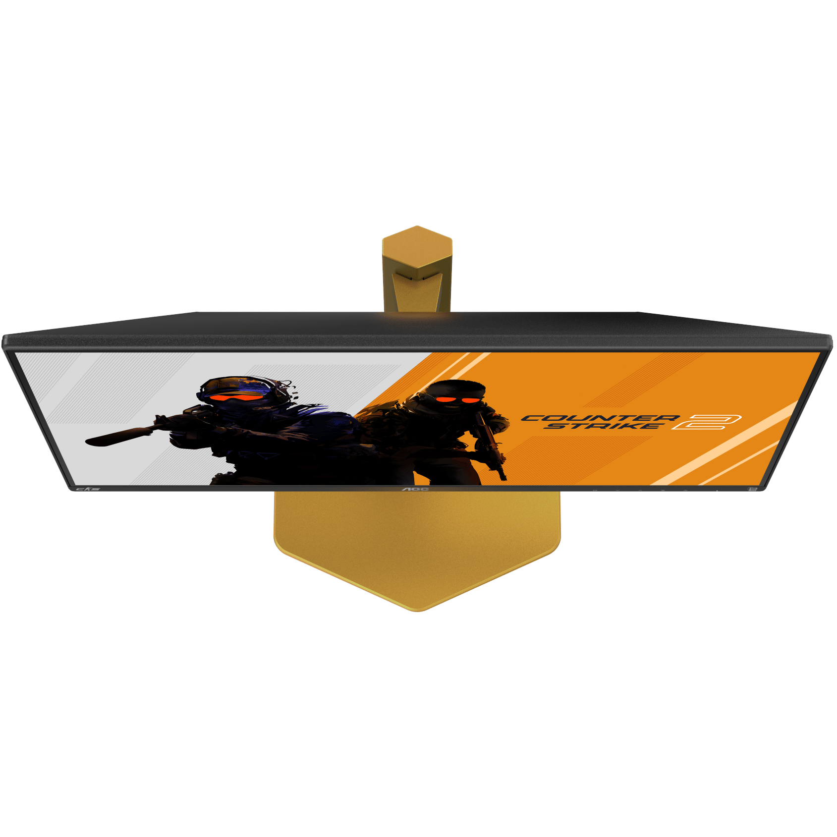 A large main feature product image of AOC Gaming CS25G - 25" 1080p 310Hz 1ms Fast IPS Monitor - Counter Strike 2 Edition