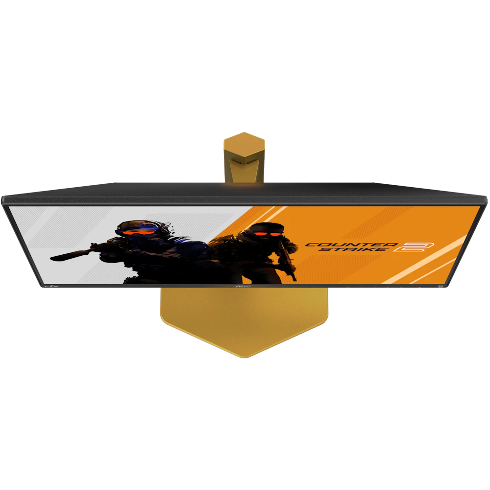 A large main feature product image of AOC Gaming CS25G - 25" 1080p 310Hz Fast IPS Monitor - Counter Strike 2 Edition