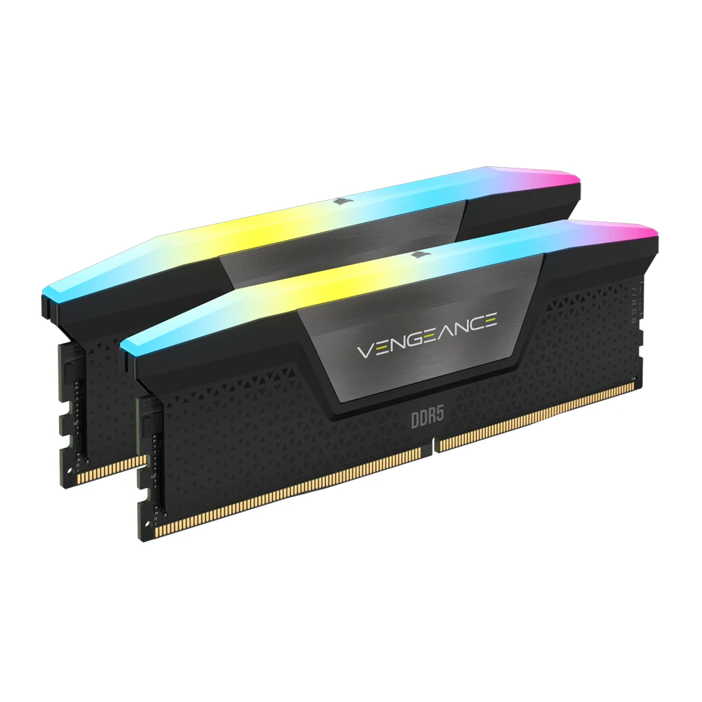 A large main feature product image of Corsair Vengeance RGB 32GB Kit (2x16GB) XMP DDR5-6000 C38