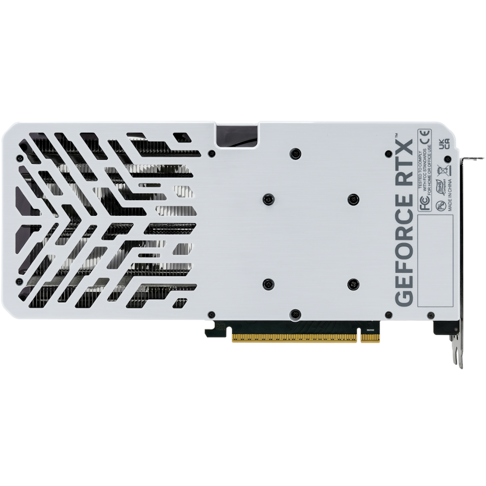 A large main feature product image of Palit GeForce RTX 5060 Ti OC 16GB GDDR7 - White