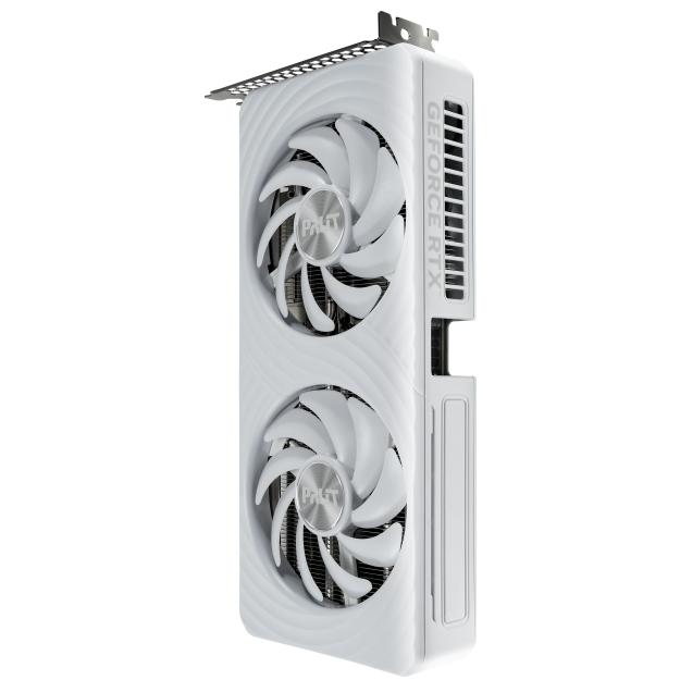 A large main feature product image of Palit GeForce RTX 5060 Ti OC 16GB GDDR7 - White