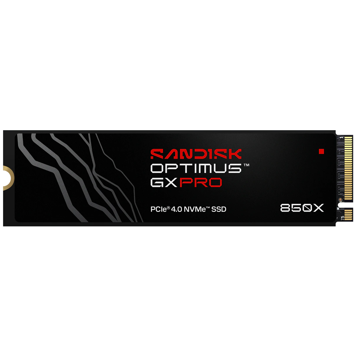A large main feature product image of SanDisk Optimus GX PRO 850X PCIe Gen4 NVMe M.2 SSD - 1TB