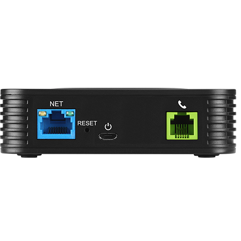 A large main feature product image of Grandstream HT801 V2 - 1 Port VoIP ATA