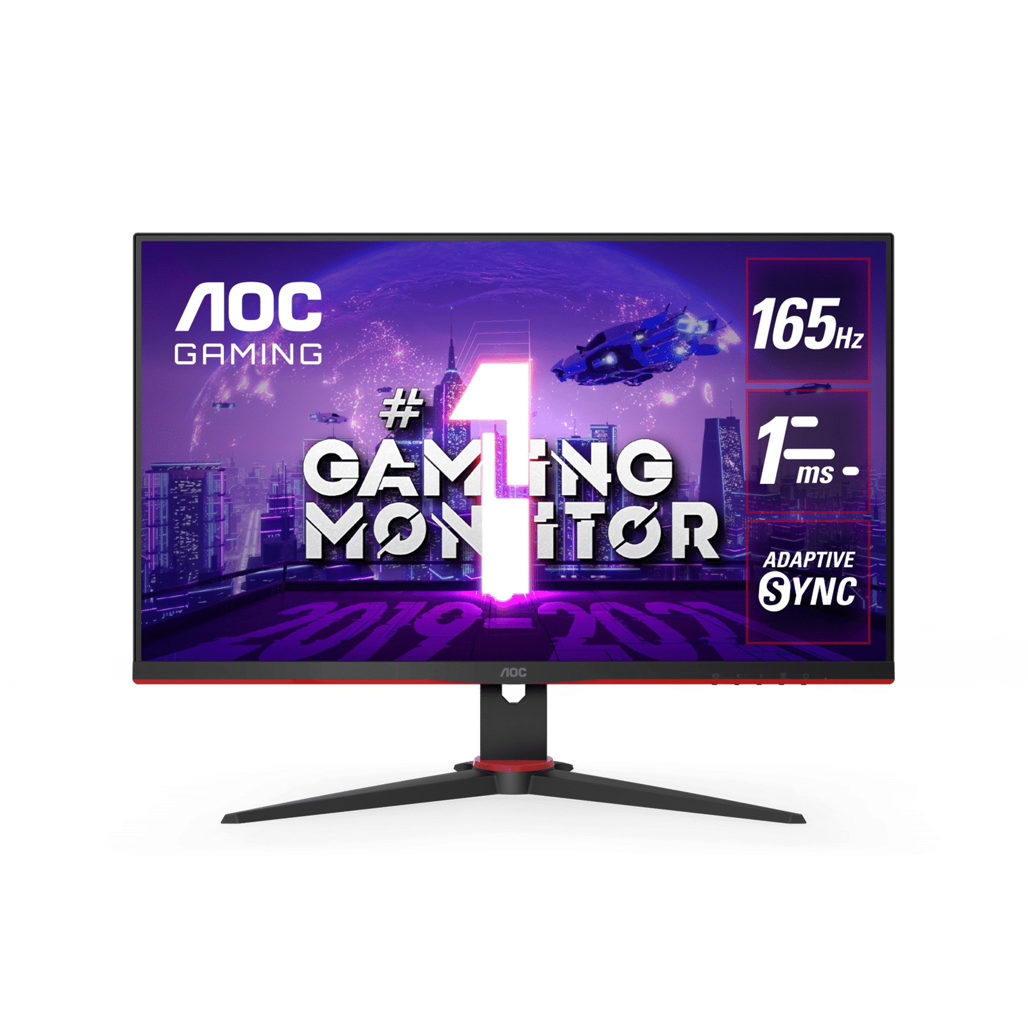 A large main feature product image of EX-DEMO AOC Gaming 24G2SE - 23.8" 1080p 165Hz VA Monitor