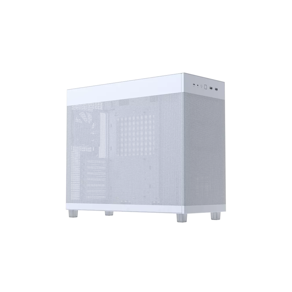 A large main feature product image of ASUS PRIME AP303 Mid-Tower Case - Mesh White