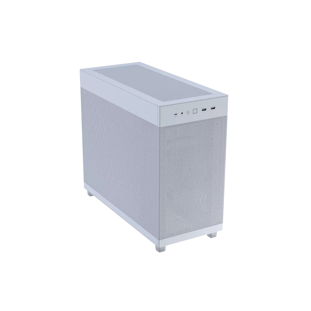 A large main feature product image of ASUS PRIME AP303 Mid-Tower Case - Mesh White