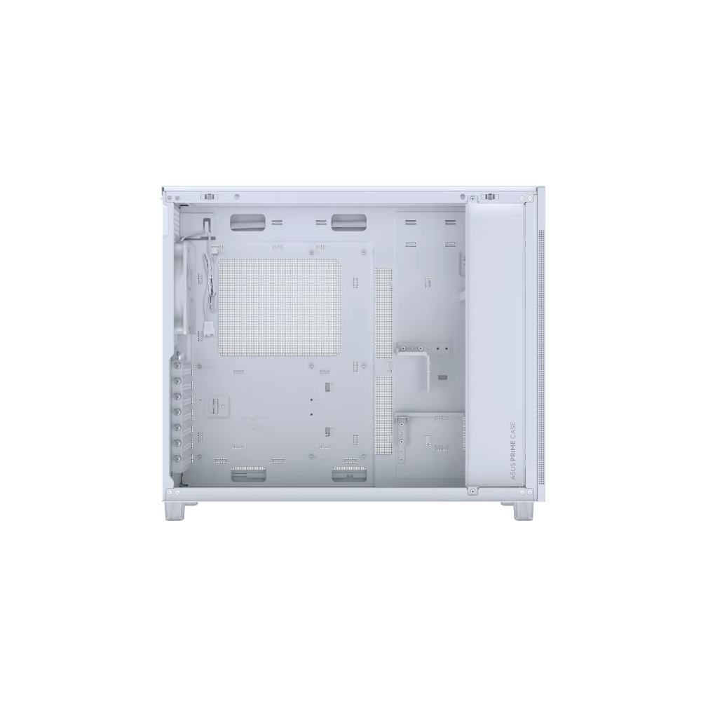 A large main feature product image of ASUS PRIME AP303 Mid-Tower Case - Mesh White