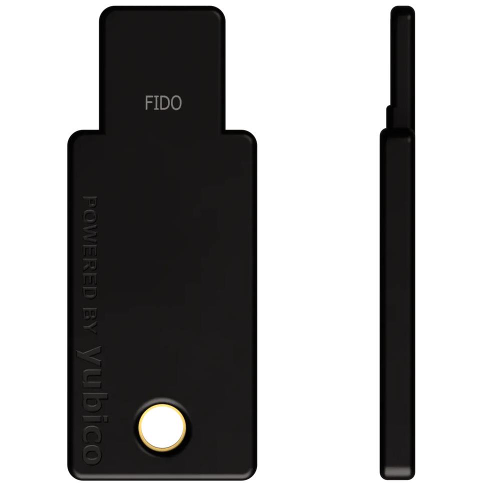 A large main feature product image of Yubico YubiKey 2FA USB-A & NFC Security Key