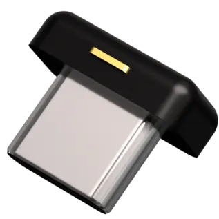 A large main feature product image of Yubico YubiKey 5C Nano USB-C 2FA Security Key