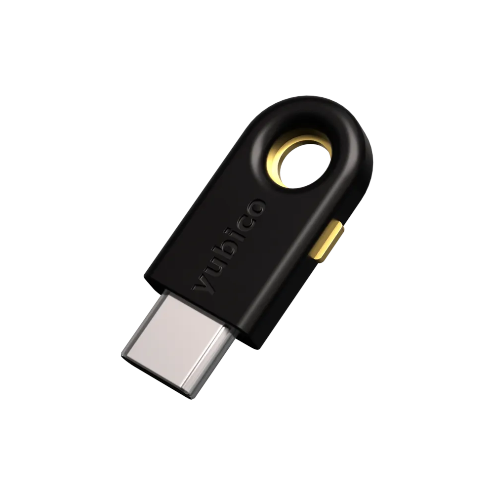 A large main feature product image of Yubico YubiKey 5C USB-C 2FA Security Key