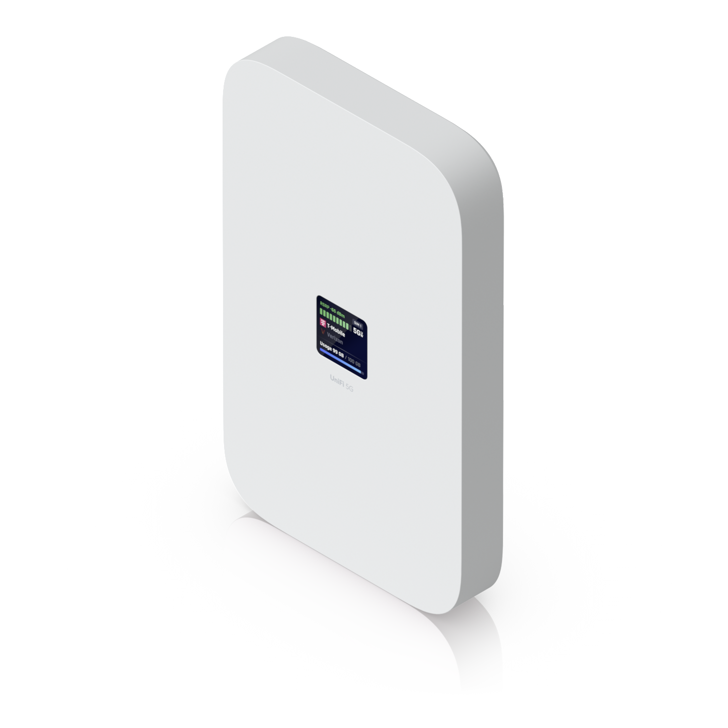 A large main feature product image of Ubiquiti UniFi 5G Max Modem