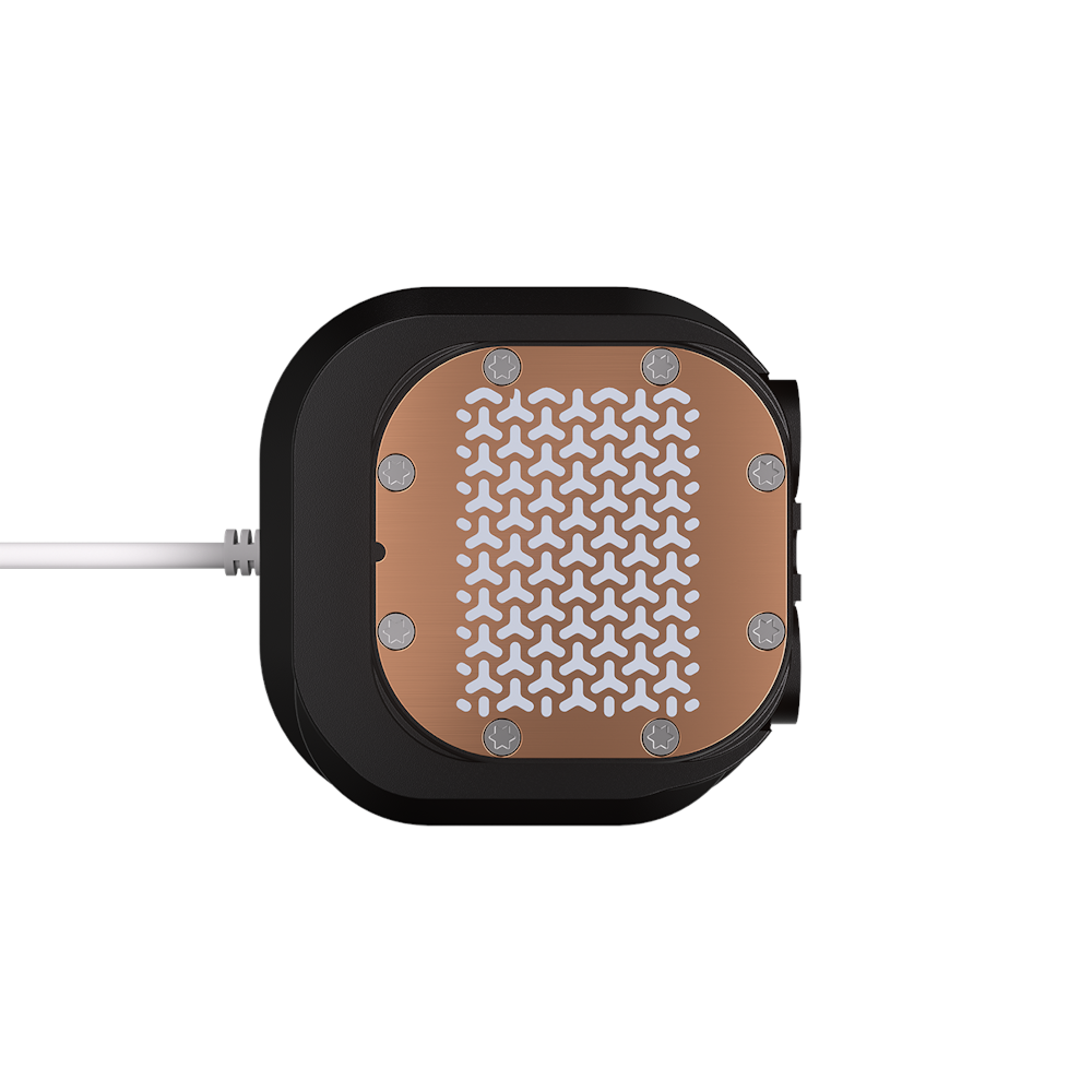 A large main feature product image of EX-DEMO Corsair NAUTILUS 240 RS LCD - 240mm AIO Liquid CPU Cooler (White)