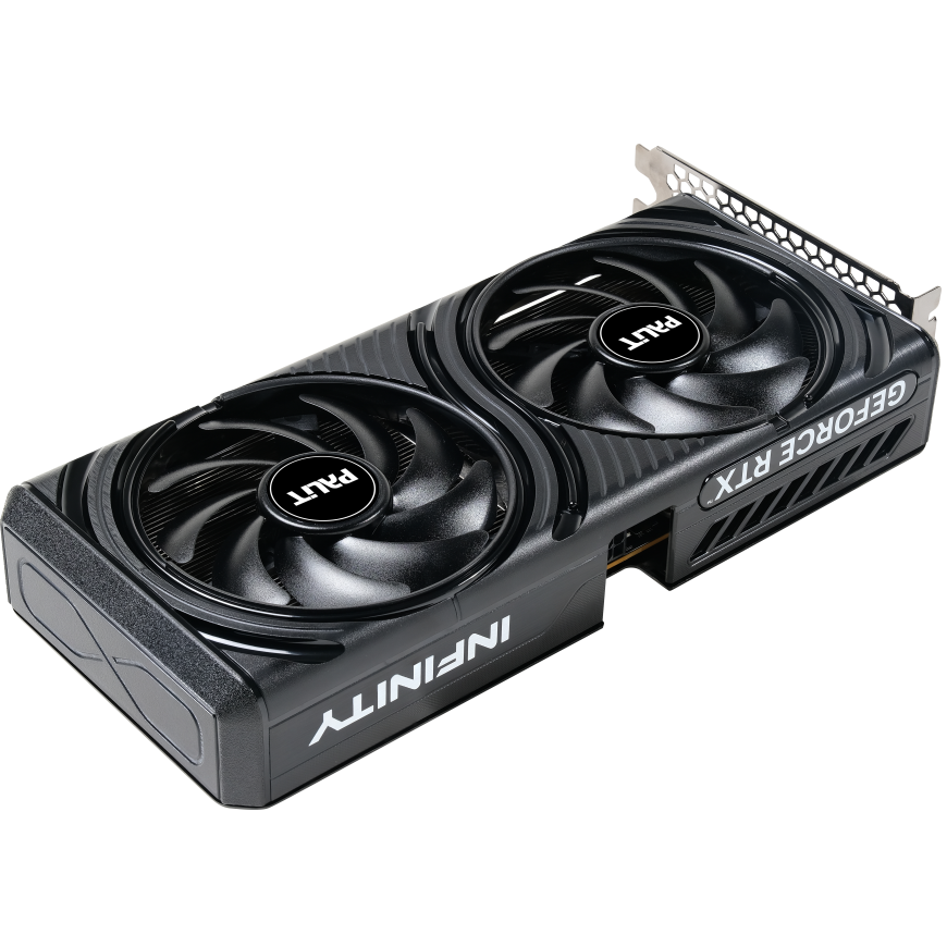 A large main feature product image of Palit GeForce RTX 5060 Infinity 2 OC 8GB GDDR7 