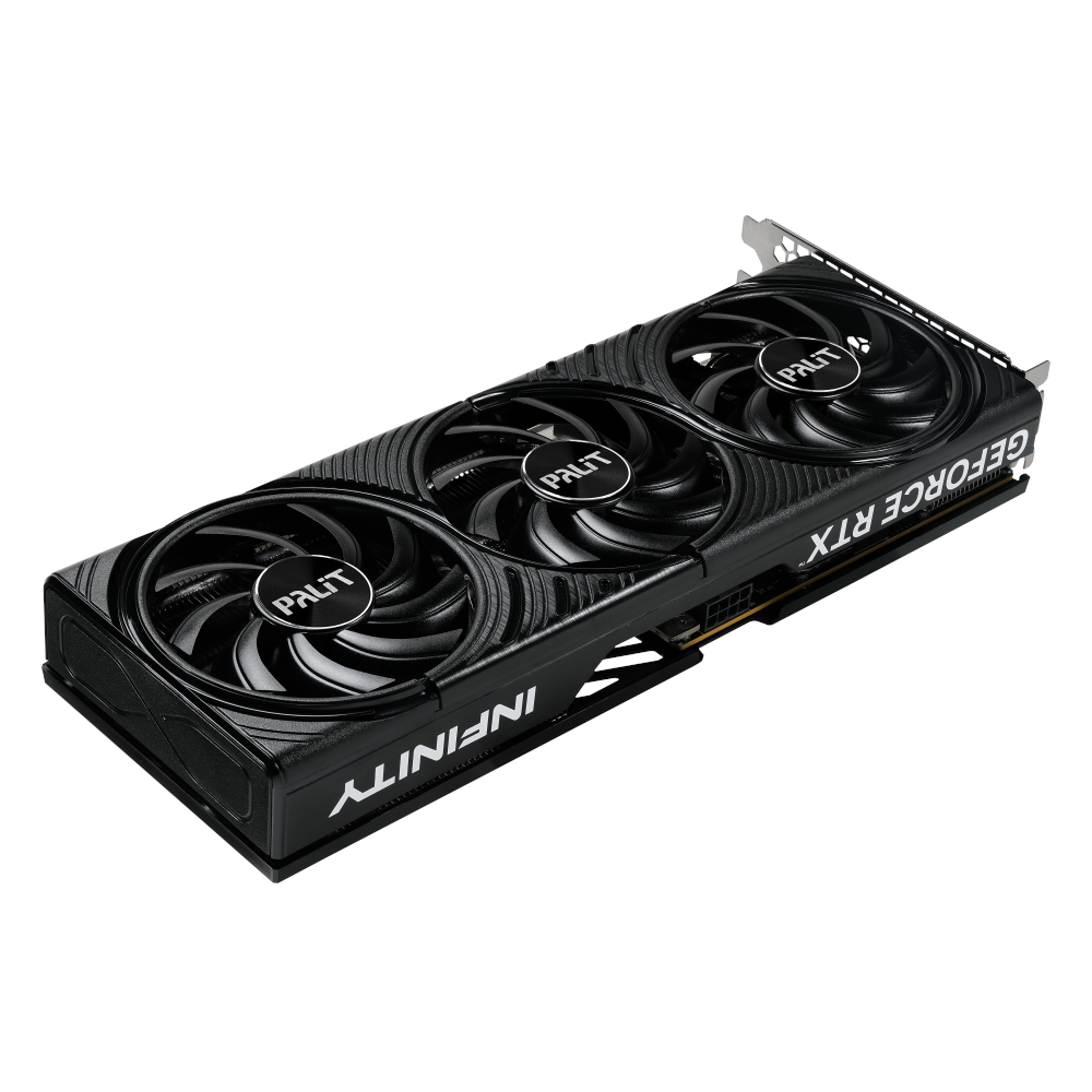 A large main feature product image of Palit GeForce RTX 5060 Ti Infinity 3 OC 16GB GDDR7