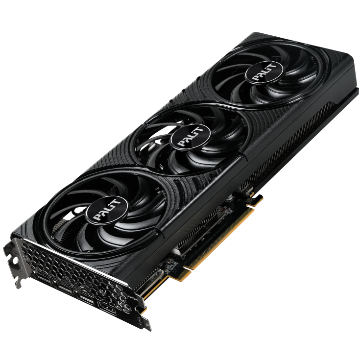 A large main feature product image of Palit GeForce RTX 5060 Ti Infinity 3 OC 16GB GDDR7