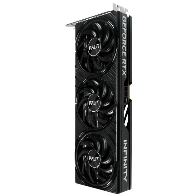 A large main feature product image of Palit GeForce RTX 5060 Ti Infinity 3 OC 16GB GDDR7
