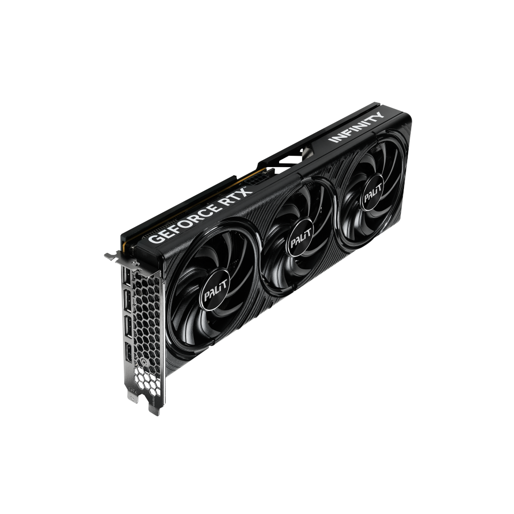 A large main feature product image of Palit GeForce RTX 5060 Ti Infinity 3 OC 16GB GDDR7