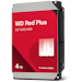 A product image of WD Red Plus 3.5" NAS HDD - 4TB 125MB