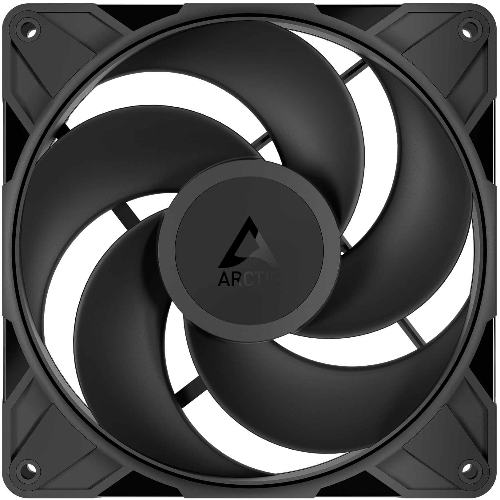 A large main feature product image of ARCTIC P14 Pro Reverse 140mm Performance PWM Fan (Black)