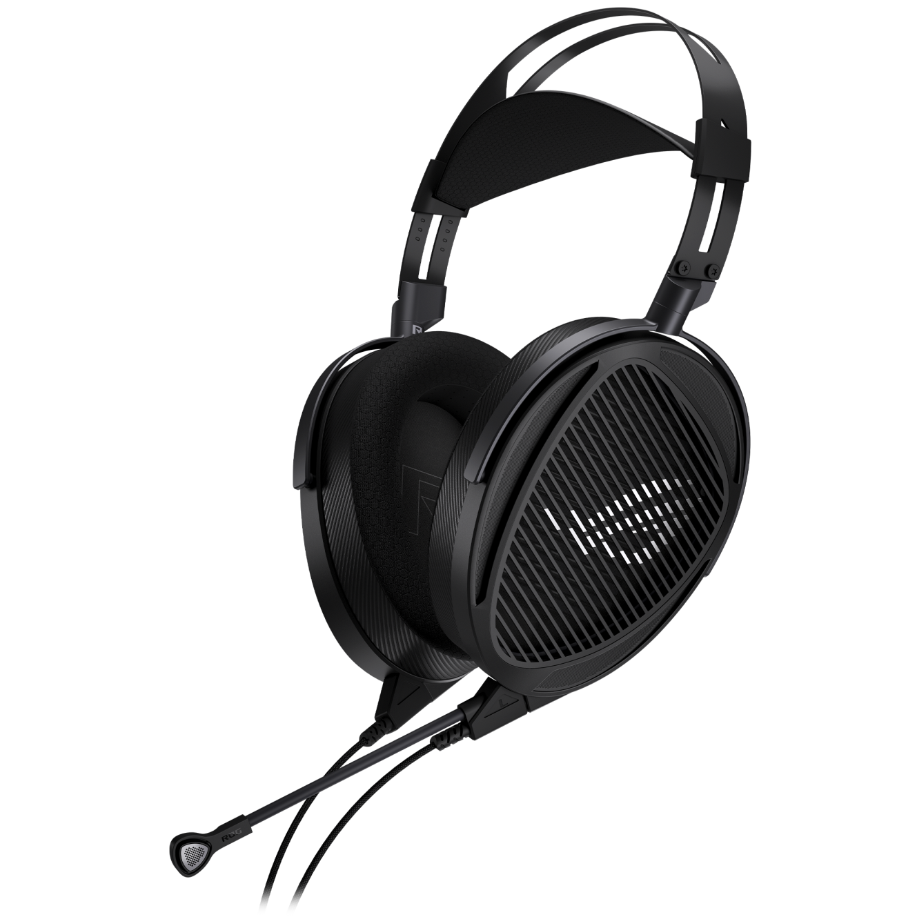 A large main feature product image of ASUS ROG Kithara Open-Back Gaming Headset