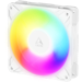 A product image of ARCTIC P12 Pro Reverse ARGB 120mm Performance PWM Fan (White)