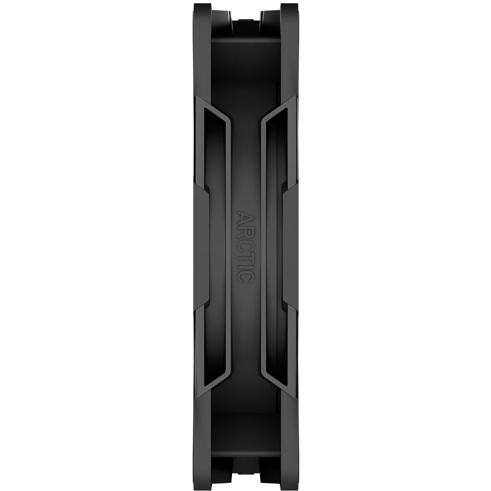 A large main feature product image of ARCTIC P14 Pro Reverse ARGB 140mm Performance PWM Fan (Black)