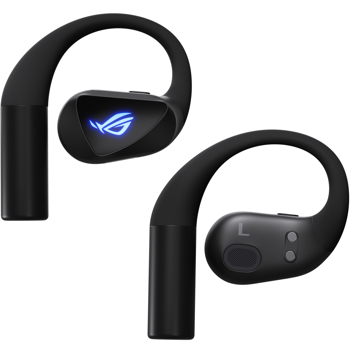 A large main feature product image of ASUS ROG Cetra Open Wireless In-Ear Gaming Earphones