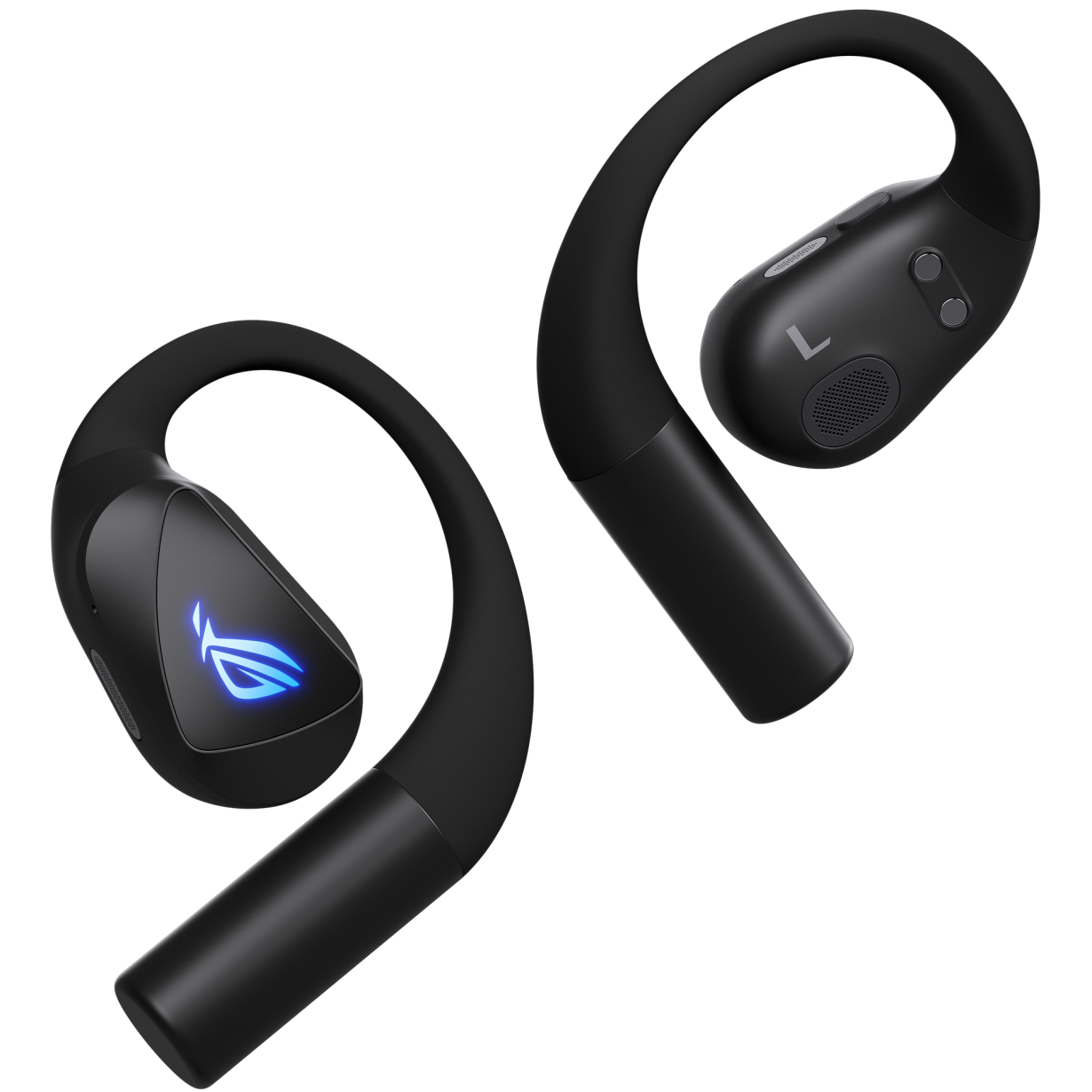 A large main feature product image of ASUS ROG Cetra Open Wireless In-Ear Gaming Earphones