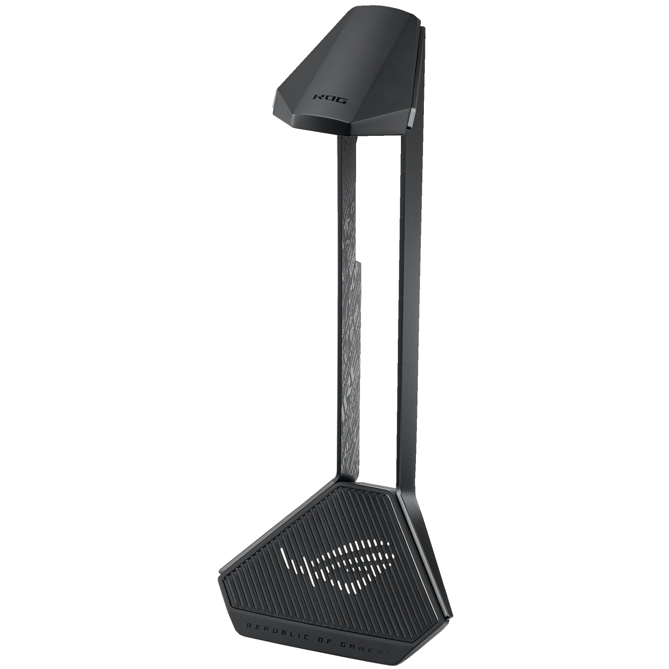 A large main feature product image of ASUS ROG Throne II Core Headset Stand