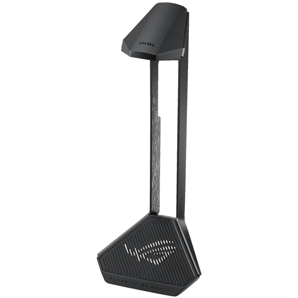 A large main feature product image of ASUS ROG Throne II Core Headset Stand