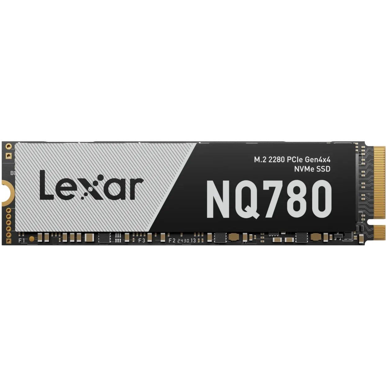 A large main feature product image of EX-DEMO Lexar NQ780 PCIe Gen4 NVMe M.2 SSD - 1TB