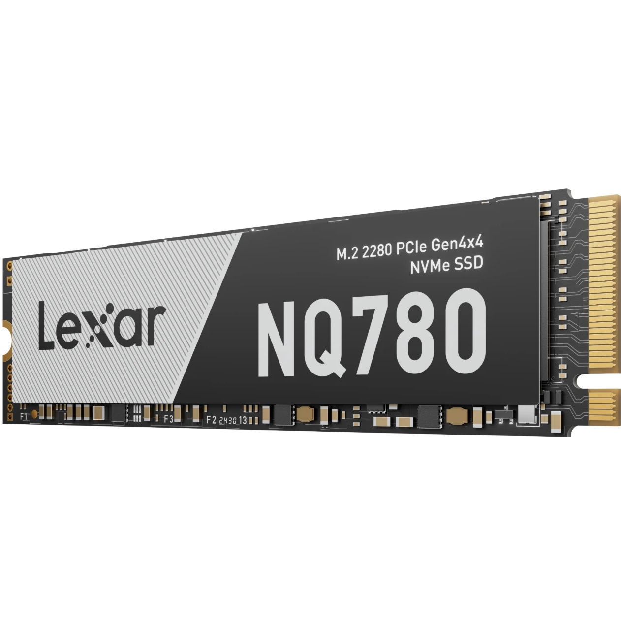 A large main feature product image of EX-DEMO Lexar NQ780 PCIe Gen4 NVMe M.2 SSD - 1TB