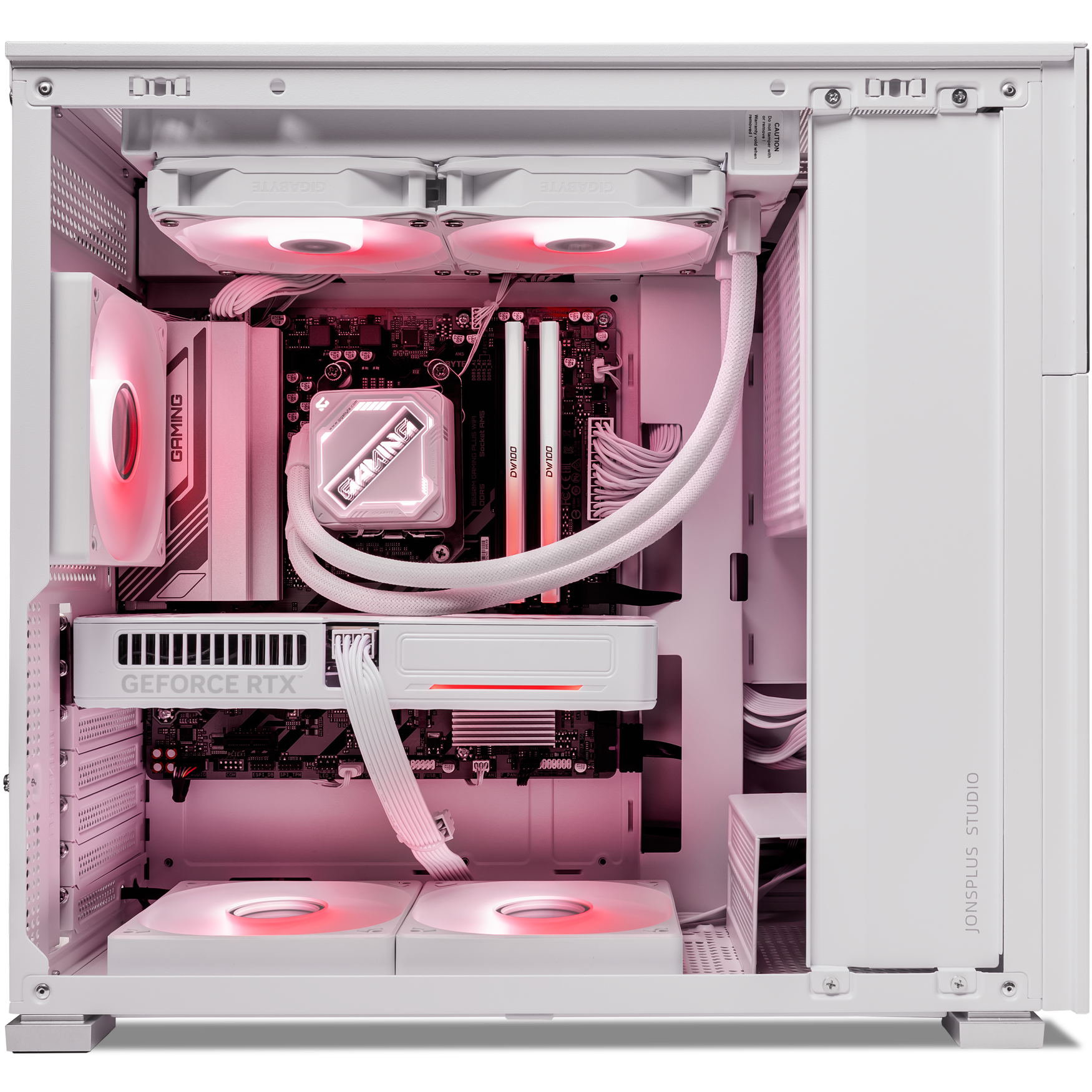 A large main feature product image of PLE Sentry RTX 5060 Ti Prebuilt Ready To Go Gaming PC