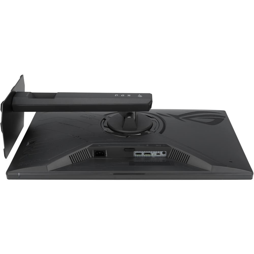 A large main feature product image of ASUS ROG Strix XG27ACMES - 27" 1440p 255Hz 0.3ms Fast-IPS Gaming Monitor - Black