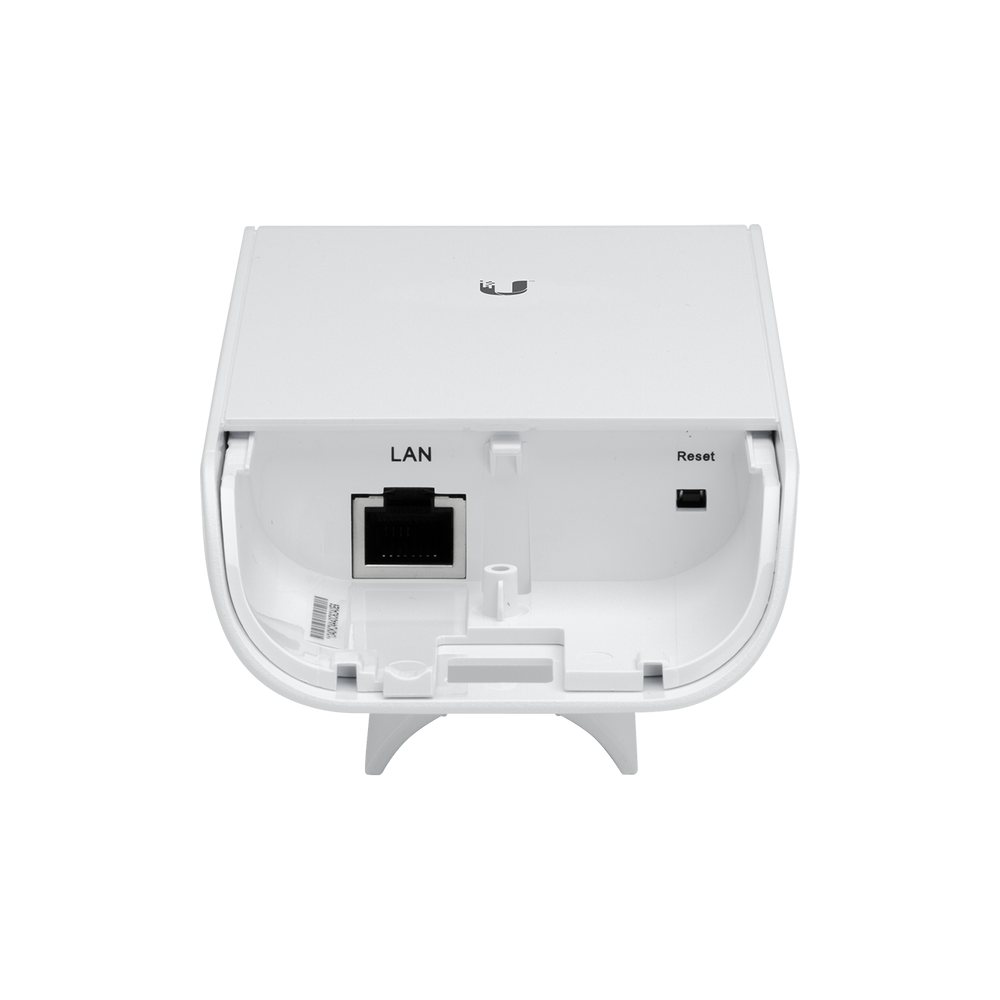 A large main feature product image of EX-DEMO Ubiquiti UISP airMAX NanoStation M5 Loco Station Wireless Access Point