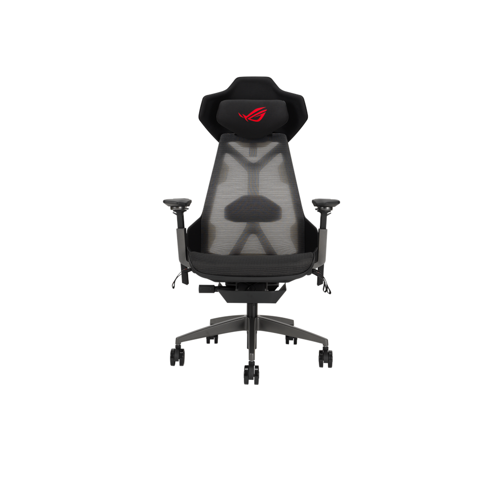 A large main feature product image of EX-DEMO ASUS ROG Destrier Ergo Gaming Chair