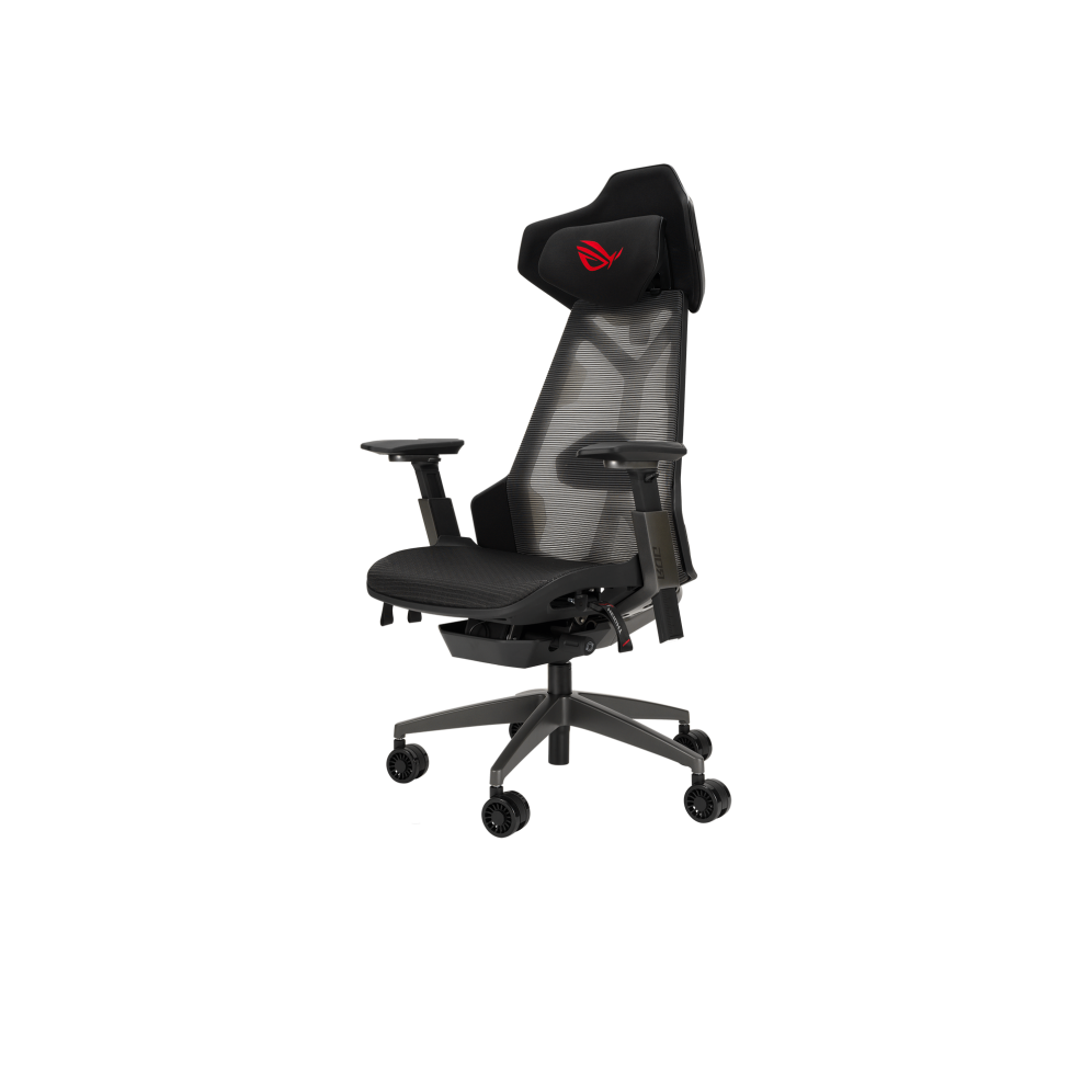 A large main feature product image of EX-DEMO ASUS ROG Destrier Ergo Gaming Chair
