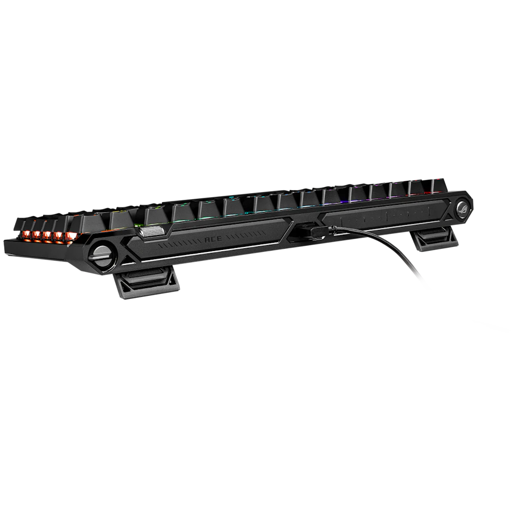 A large main feature product image of ASUS ROG Falchion ACE 75 HE Mechanical Gaming Keyboard - ROG HFX Magnetic Switch (Black)