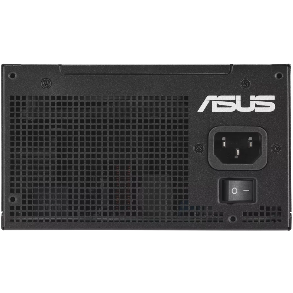 A large main feature product image of ASUS TUF Gaming EVO 750W Gold Modular PSU