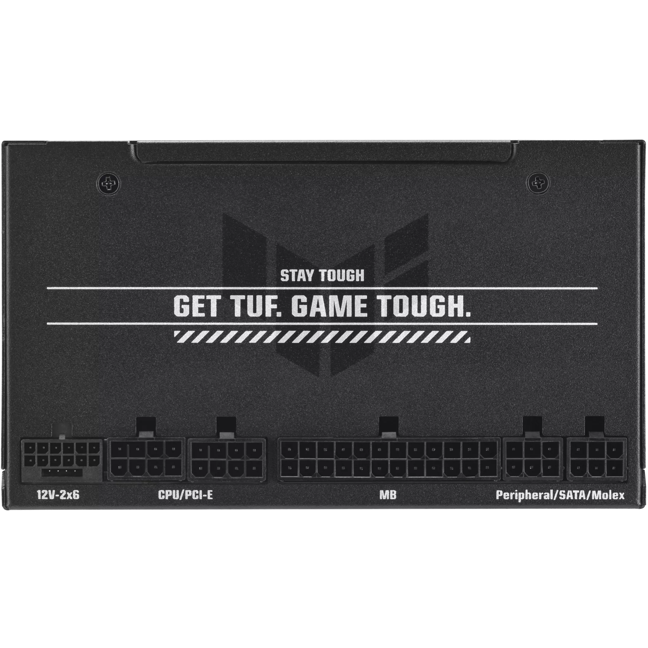 A large main feature product image of ASUS TUF GAMING 750W Gold EVO ATX Modular PSU