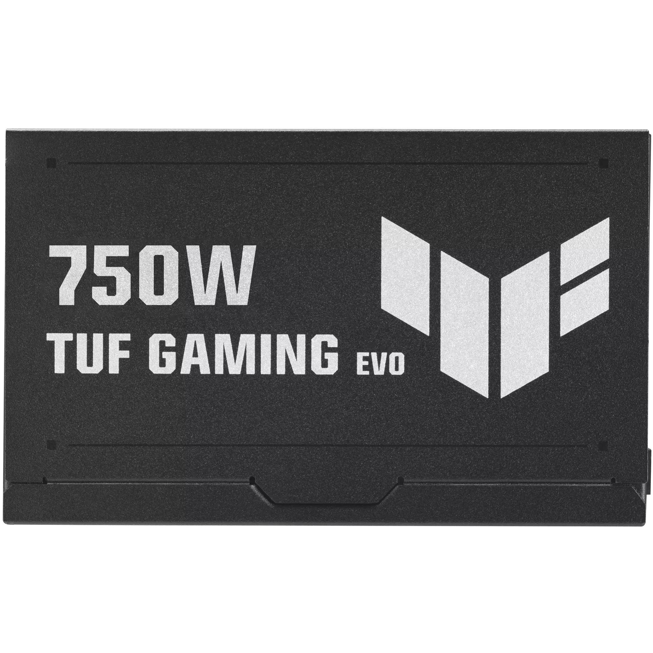 A large main feature product image of ASUS TUF GAMING 750W Gold EVO ATX Modular PSU