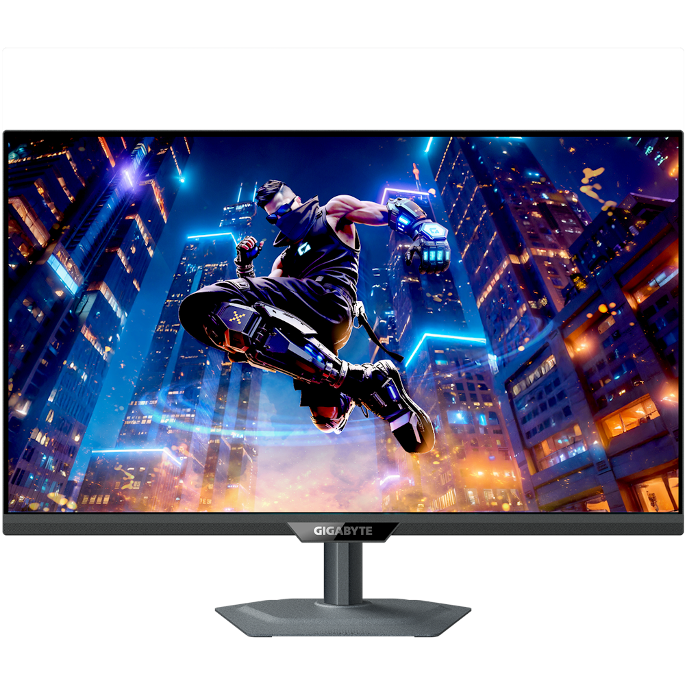 A large main feature product image of EX-DEMO Gigabyte M27Q2 QD 27" 1440p 210Hz 1ms Quantum Dot Super Speed IPS Gaming Monitor