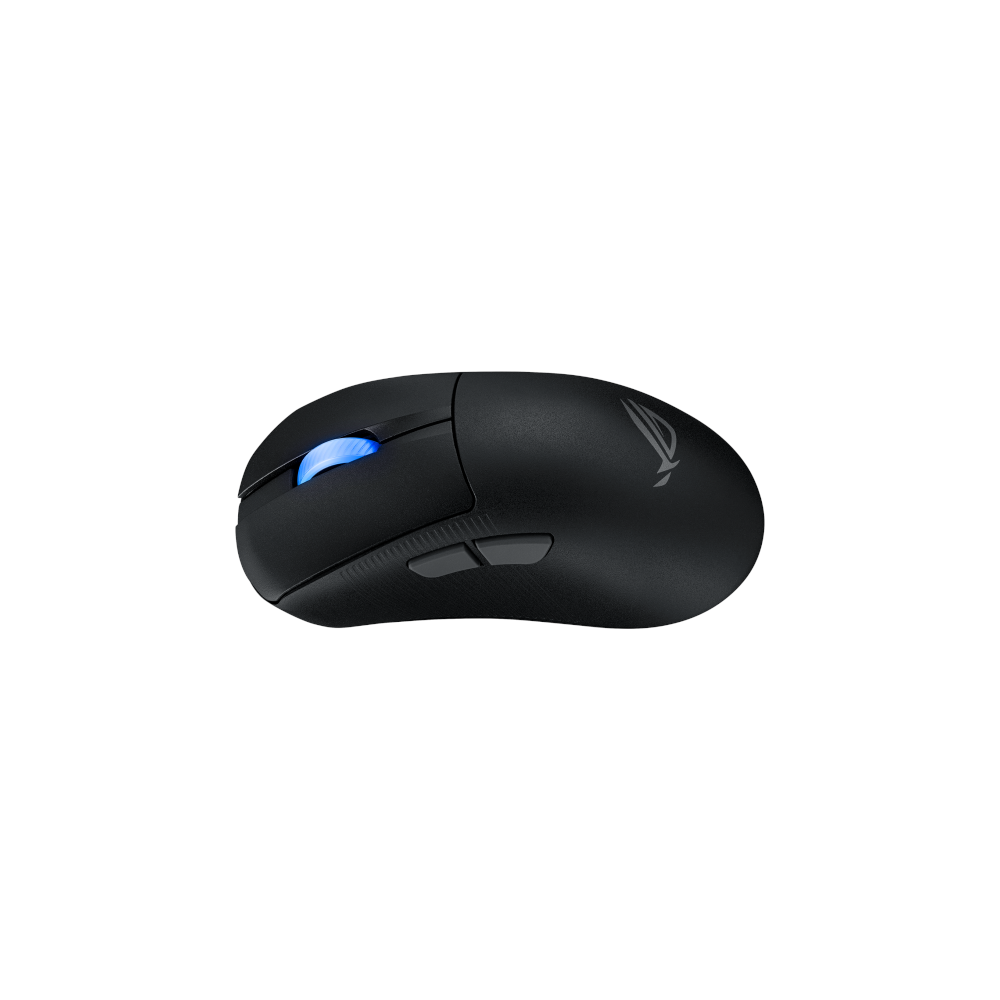 A large main feature product image of EX-DEMO ASUS ROG Keris II Wireless Ace Gaming Mouse - Black
