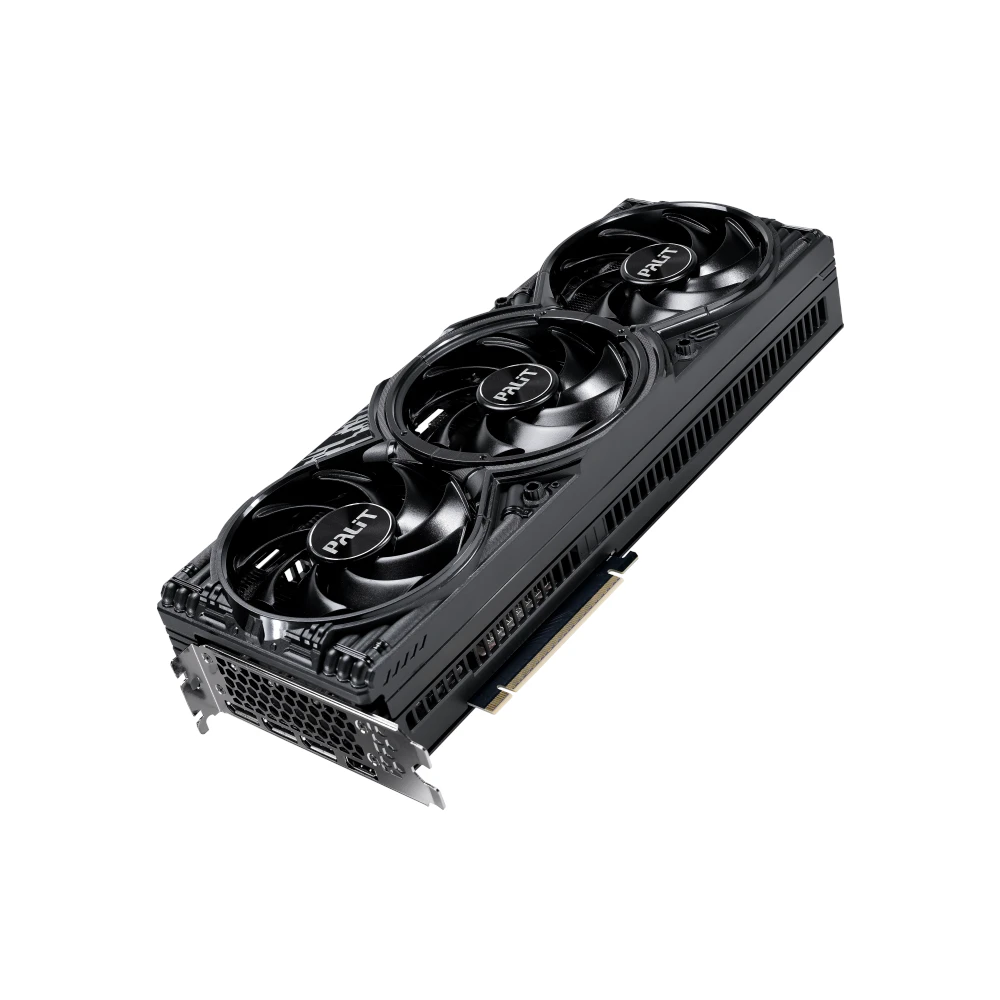 A large main feature product image of Palit GeForce RTX 5080 GamingPro OC 16GB GDDR7